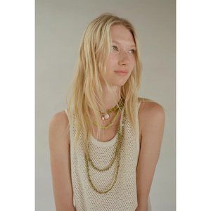 BDG Urban Outfitters Layne Semi-Sheer Knit Tank Tunic Top Crochet XS NWT